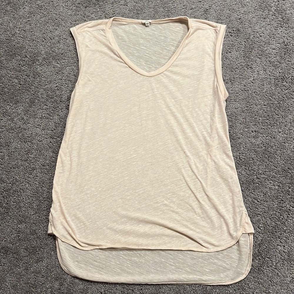Aritzia Wilfred cream tank